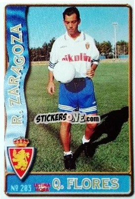Figurina Q.Flores - Las Fichas De La Liga 1996-1997 - Mundicromo