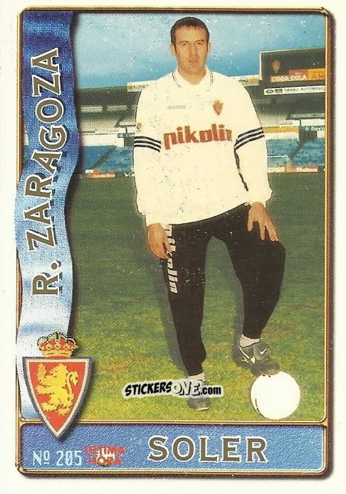 Figurina Soler - Las Fichas De La Liga 1996-1997 n. 205a - Mundicromo