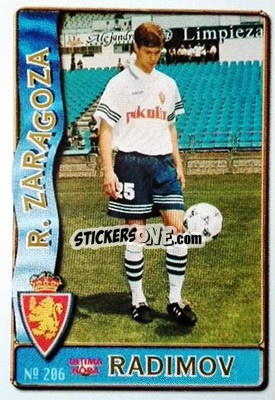 Cromo Radimov - Las Fichas De La Liga 1996-1997 - Mundicromo