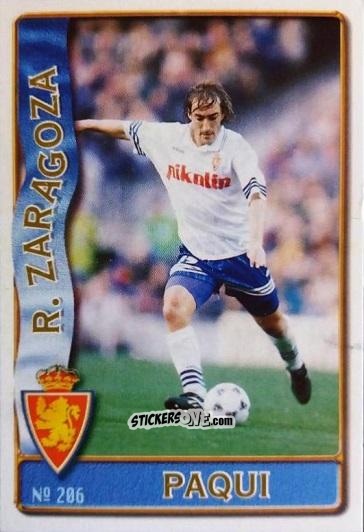 Figurina Paqui - Las Fichas De La Liga 1996-1997 n. 206a - Mundicromo