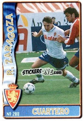 Sticker Cuartero - Las Fichas De La Liga 1996-1997 - Mundicromo