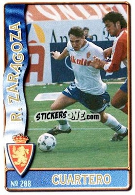 Figurina Cuartero - Las Fichas De La Liga 1996-1997 - Mundicromo