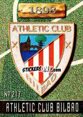 Sticker Bilbao Athletic - Las Fichas De La Liga 1996-1997 n. 217a - Mundicromo