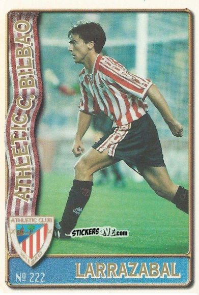 Sticker Aitor Larrazabal - Las Fichas De La Liga 1996-1997 n. 222 - Mundicromo