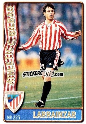 Cromo Larrainzar - Las Fichas De La Liga 1996-1997 - Mundicromo