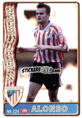 Sticker Edu Alonso - Las Fichas De La Liga 1996-1997 - Mundicromo