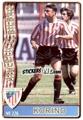 Sticker Korino - Las Fichas De La Liga 1996-1997 - Mundicromo