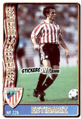 Sticker Estibariz - Las Fichas De La Liga 1996-1997 - Mundicromo