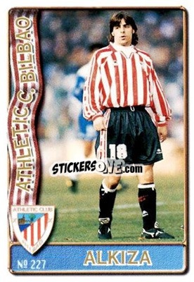 Sticker Alkiza - Las Fichas De La Liga 1996-1997 - Mundicromo