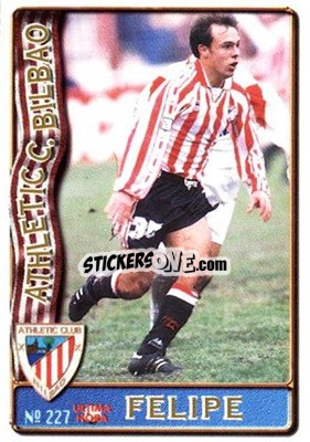 Sticker Felipe - Las Fichas De La Liga 1996-1997 - Mundicromo