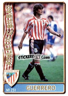 Sticker Guerrero - Las Fichas De La Liga 1996-1997 - Mundicromo