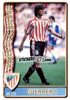 Sticker Guerrero - Las Fichas De La Liga 1996-1997 n. 231 - Mundicromo