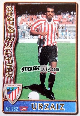 Figurina Urzaiz - Las Fichas De La Liga 1996-1997 - Mundicromo