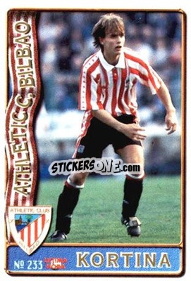 Cromo Kortina - Las Fichas De La Liga 1996-1997 - Mundicromo