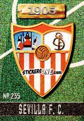Cromo Sevilla - Las Fichas De La Liga 1996-1997 - Mundicromo