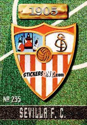 Sticker Sevilla - Las Fichas De La Liga 1996-1997 - Mundicromo