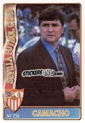 Sticker Camacho - Las Fichas De La Liga 1996-1997 - Mundicromo