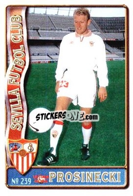 Sticker Prosinecki - Las Fichas De La Liga 1996-1997 - Mundicromo