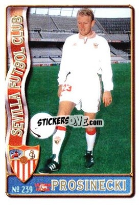 Sticker Prosinecki - Las Fichas De La Liga 1996-1997 n. 239a - Mundicromo