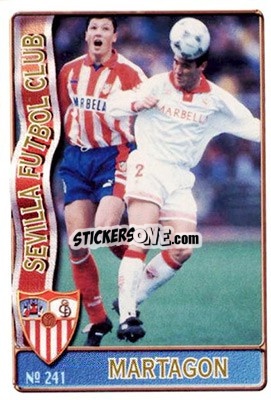 Sticker Martagón - Las Fichas De La Liga 1996-1997 - Mundicromo