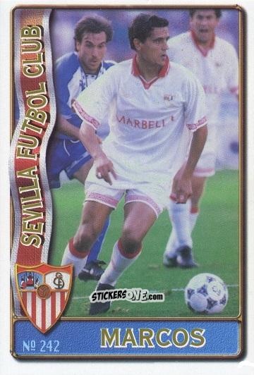Figurina Marcos Martin De La Fuente - Las Fichas De La Liga 1996-1997 n. 242 - Mundicromo