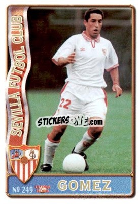 Sticker Gomez - Las Fichas De La Liga 1996-1997 - Mundicromo