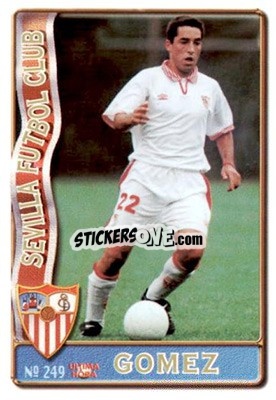 Figurina Gomez - Las Fichas De La Liga 1996-1997 - Mundicromo