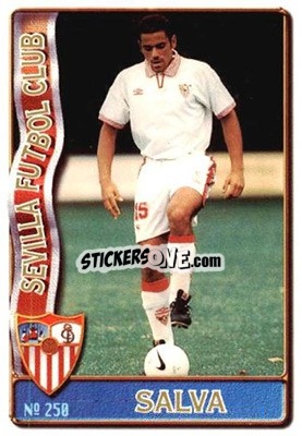 Sticker Salva - Las Fichas De La Liga 1996-1997 - Mundicromo