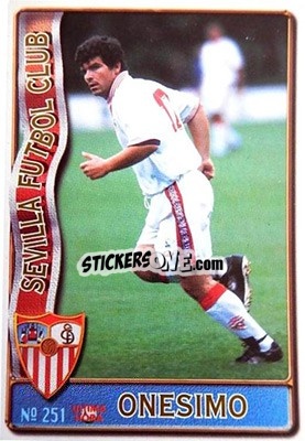 Sticker Onesimo - Las Fichas De La Liga 1996-1997 - Mundicromo