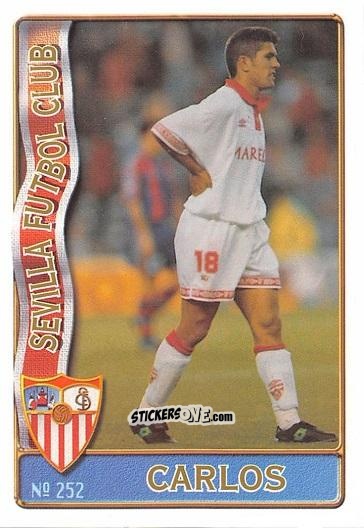 Sticker Carlos Dominguez Dominguez - Las Fichas De La Liga 1996-1997 n. 252 - Mundicromo