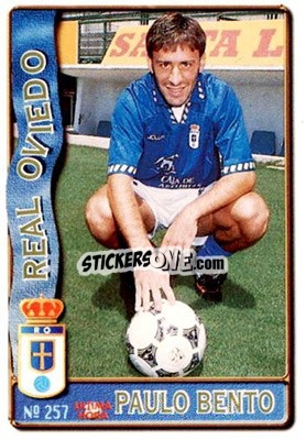 Cromo P.Bento - Las Fichas De La Liga 1996-1997 - Mundicromo