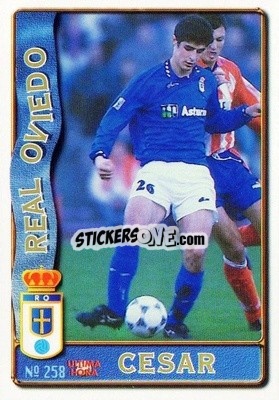 Sticker Cesar - Las Fichas De La Liga 1996-1997 - Mundicromo