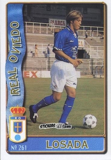 Sticker Roberto Losada - Las Fichas De La Liga 1996-1997 n. 261 - Mundicromo