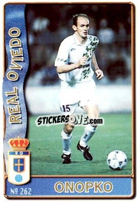 Sticker Onopko - Las Fichas De La Liga 1996-1997 n. 262 - Mundicromo