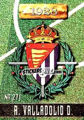 Sticker Real Valladolid - Las Fichas De La Liga 1996-1997 - Mundicromo