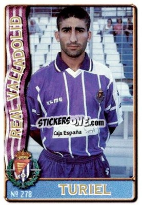 Sticker Turiel - Las Fichas De La Liga 1996-1997 - Mundicromo