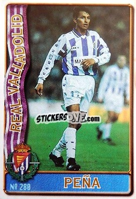 Sticker Peña - Las Fichas De La Liga 1996-1997 - Mundicromo