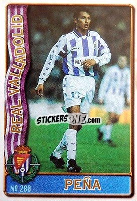 Figurina Peña - Las Fichas De La Liga 1996-1997 - Mundicromo