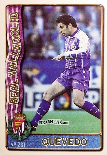Sticker Jose Maria Quevedo Garcia - Las Fichas De La Liga 1996-1997 n. 281 - Mundicromo
