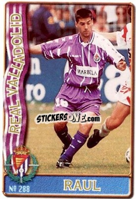Cromo Raul - Las Fichas De La Liga 1996-1997 - Mundicromo