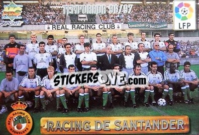 Figurina Racing de Santander - Las Fichas De La Liga 1996-1997 - Mundicromo