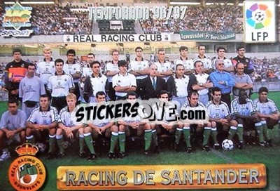 Sticker Racing de Santander - Las Fichas De La Liga 1996-1997 n. 289 - Mundicromo