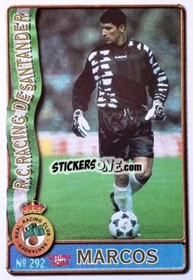 Sticker Marcos - Las Fichas De La Liga 1996-1997 - Mundicromo