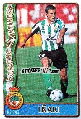 Cromo Iñaki - Las Fichas De La Liga 1996-1997 - Mundicromo
