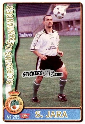 Sticker S. Jara - Las Fichas De La Liga 1996-1997 n. 295 - Mundicromo