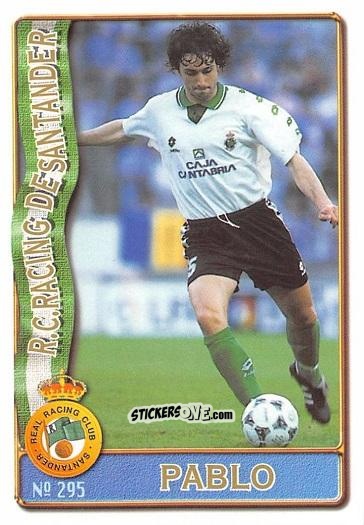 Sticker Pablo - Las Fichas De La Liga 1996-1997 n. 295a - Mundicromo
