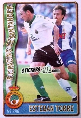 Sticker E. Torre - Las Fichas De La Liga 1996-1997 n. 296 - Mundicromo