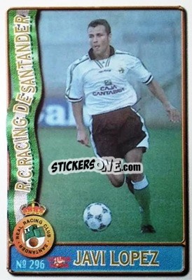 Sticker J. López - Las Fichas De La Liga 1996-1997 - Mundicromo
