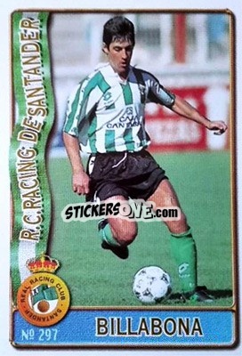 Sticker Billabona - Las Fichas De La Liga 1996-1997 n. 297 - Mundicromo