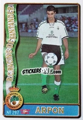 Cromo Arpón - Las Fichas De La Liga 1996-1997 - Mundicromo